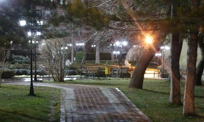 Hüdavent Hatun Parkına Yeni Aydınlatma