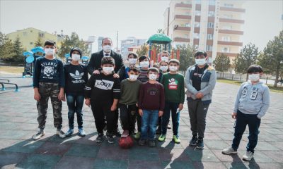 Niğde Belediye Başkanı Emrah Özdemir İlhanlı Mahallesi’ndeki Çocuklarla Buluştu