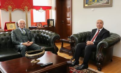 Necmettin Erbakan Üniversitesi Rektörü Prof. Dr. Cem Zorlu, Rektörümüz Prof. Dr. Muhsin Kar’a Nezaket Ziyaretinde Bulundu