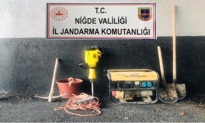 Yeşilgölcük Kasabasında Kaçak Kazı Yapan 4 Kişi Suçüstü Yakalandı