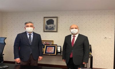 Rektörümüzden, Kredi Garanti Fonu Başkanı Erdoğan Özegen’e Ziyaret