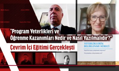 “Program Yeterlikleri ve Öğrenme Kazanımları Nedir ve Nasıl Yazılmalıdır?” Çevrim İçi Eğitimi Gerçekleşti