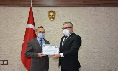 Vali Şimşek’ten “Marka Kent Niğde” Ekibine Başarı Belgesi