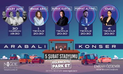 Niğde Belediyesi’nden Arabalı Konser Günleri