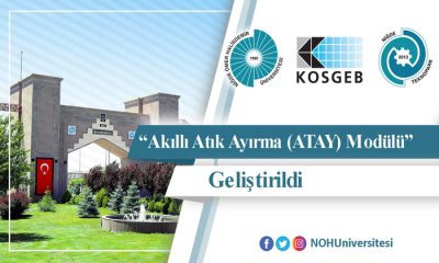 Niğde Ömer Halisdemir Üniversitesi Tarafından “Akıllı Atık Ayırma (ATAY) Modülü” Geliştirildi