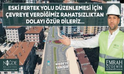 Eski Fertek Yolunda Değişim Başladı
