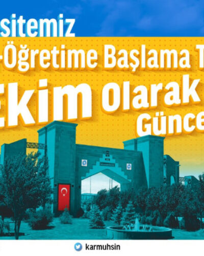 Niğde Ömer Halisdemir Üniversitesi Yüz Yüze Eğitime Ne Zaman Başlayacak?