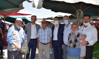 Ak Parti Yöneticileri Esnaf ve Pazarcılarla  Bir Araya geldi