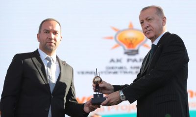 Başkan Özdemir’e Cumhurbaşkanından Ödül