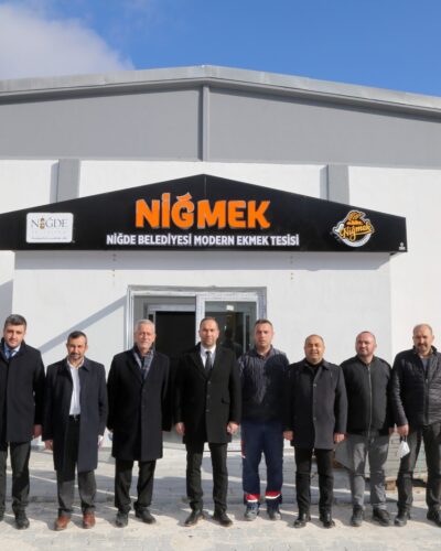 NİĞDE BELEDİYESİ MODERN EKMEK FABRİKASINDA TEST AŞAMASINI GEÇİLDİ