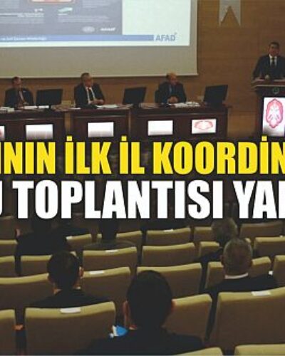 2022 Yılının İlk İl Koordinasyon Kurulu Toplantısı Yapıldı