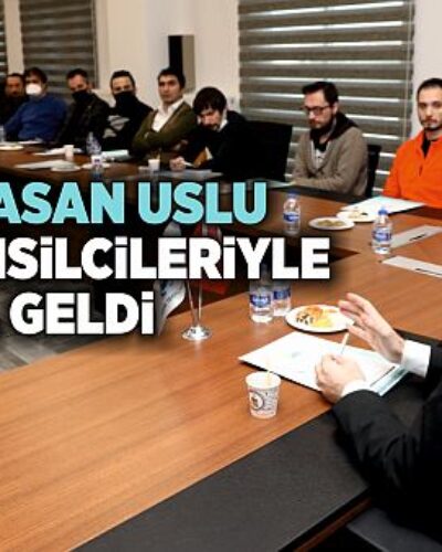 Rektör Hasan Uslu Firma Temsilcileriyle Bir Araya Geldi