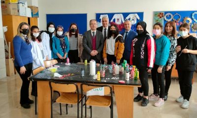 İl Milli Eğitim Müdürü Halil İbrahim Yaşar Hüdavend Hatun MTAL’yi Ziyaret Etti