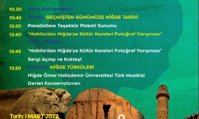 GEÇMİŞTEN GÜNÜMÜZE NİĞDE PANELİ GERÇEKLEŞTİRİLECEK