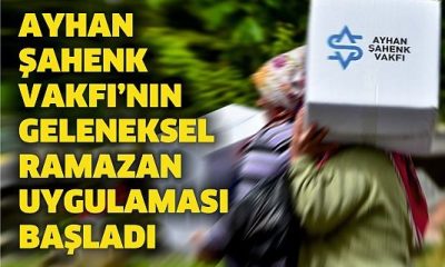 Ayhan Şahenk Vakfı’nın Geleneksel Ramazan Uygulaması Başladı