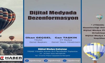 Digital Medya Çalıştayı Nevşehir’de Düzenlenecek