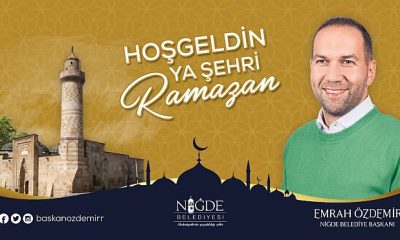 Başkan Özdemir’den Ramazan Mesajı
