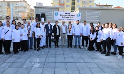 NÖHÜ Elma Festivali’ne katıldı