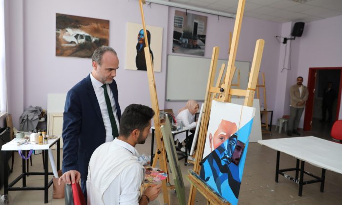 Rektör Uslu’dan Güzel Sanatlar Fakültesine Ziyaret