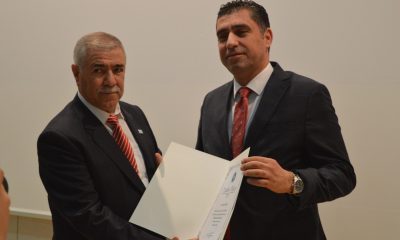 Rektör Uslu’dan Gazeteci Ünver’e teşekkür belgesi