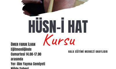 İlim Yayma Cemiyeti’nden ücretsiz hat kursu