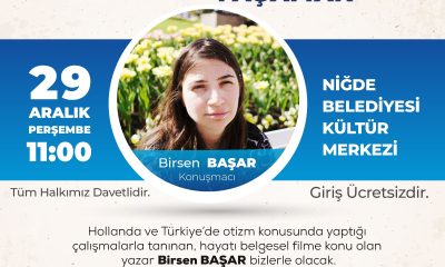 Niğde Belediyesi’nden Otizmle Yaşamak Konulu Konferans