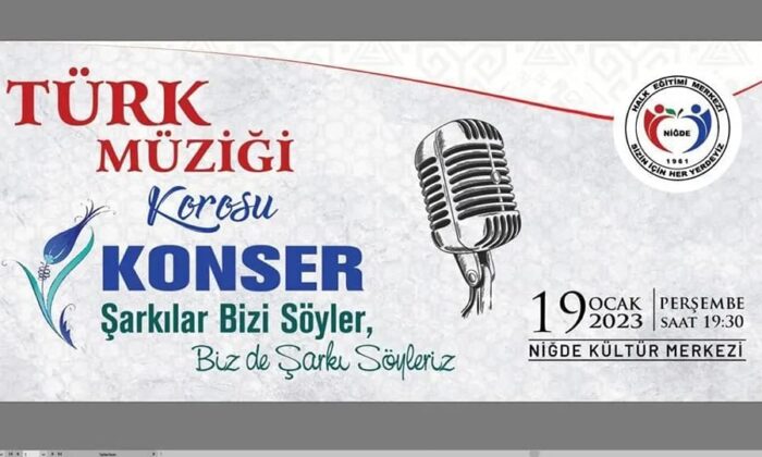 Niğde Halk Eğitim Merkezi’nden Halk Konseri