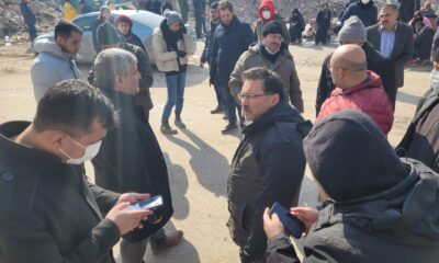 Vali Çiçek deprem bölgesinde cansiparane çalışıyor