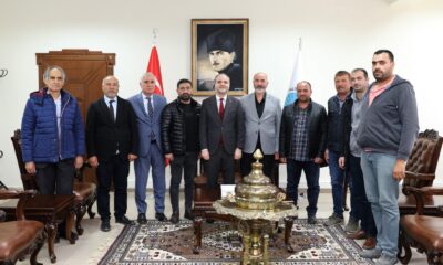 Damızlık Sığır Yetiştiricileri Birliği’nden Rektör Uslu’ya ziyaret