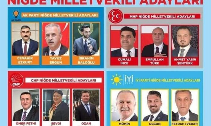 Milletvekili adayları belli oldu
