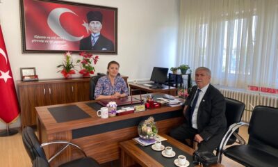 İsmet Ünver’den Mine Özkale’ye hayırlı olsun ziyareti