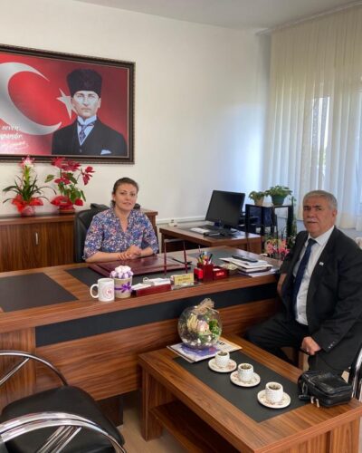 İsmet Ünver’den Mine Özkale’ye hayırlı olsun ziyareti