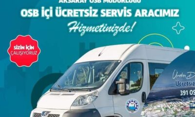 Aksaray OSB’de ücretsiz servis aracı hizmeti