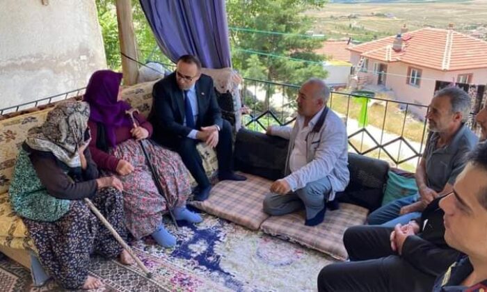 Kaymakamdan şehit ve gazi ailelerine ziyaret