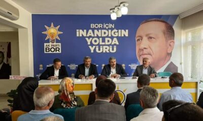 Milletvekili Uzkurt Bor’da bayramlaştı