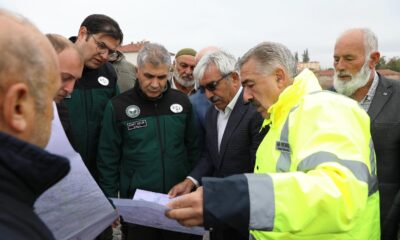 Vali Çelik, sel bölgelerini inceledi