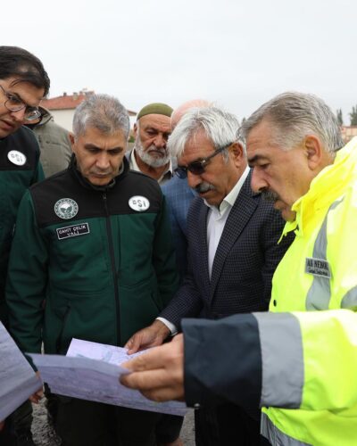 Vali Çelik, sel bölgelerini inceledi
