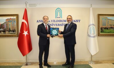 Rektör Uslu’dan Yıldırım Beyazıt Üniversitesi ziyareti