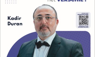 BELÇİKA’DA TÜRK ASILLI GAZETECİ KADİR DURAN FEDERAL MİLLETVEKİLİ ADAYI OLDU