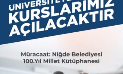 NİĞDE BELEDİYESİNDEN ÜNİVERSİTE HAYALİ KURAN GENÇLERE MÜJDE