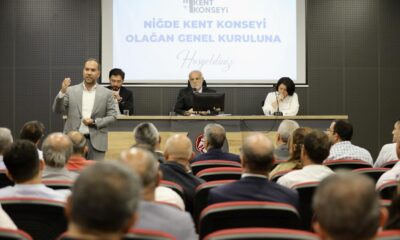 NİĞDE KENT KONSEYİ OLAĞAN GENEL KURULU YAPILDI