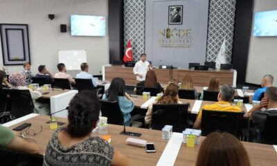 NİĞDE BELEDİYESİ PERSONELİNE RESMİ YAZIŞMA EĞİTİMİ VERİLDİ