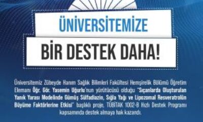 NİĞDE ÖMER HALİSDEMİR ÜNİVERSİTESİ TÜBİTAK PROJESİ İLE BİLİME KATKI SUNUYOR