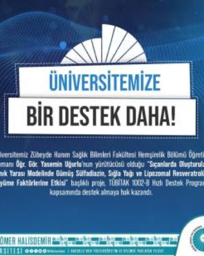 NİĞDE ÖMER HALİSDEMİR ÜNİVERSİTESİ TÜBİTAK PROJESİ İLE BİLİME KATKI SUNUYOR