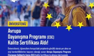 NİĞDE ÖMER HALİSDEMİR ÜNİVERSİTESİ ÖĞRENCİLERİNE AVRUPA’DA GÖNÜLLÜLÜK VE STAJ FIRSATLARI