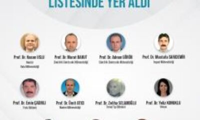 NİĞDE ÖMER HALİSDEMİR ÜNİVERSİTESİ’NDEN 11 AKADEMİSYEN, DÜNYANIN EN ETKİLİ BİLİM İNSANLARI ARASINDA YER ALDI