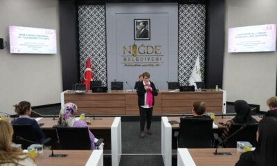 NİĞDE BELEDİYESİ’NDEN KADIN PERSONELE FARKINDALIK EĞİTİMİ