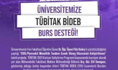 NİĞDE ÖMER HALİSDEMİR ÜNİVERSİTESİ’NİN ESNEK GÜNEŞ HÜCRELERİ PROJESİNE TÜBİTAK DESTEĞİ