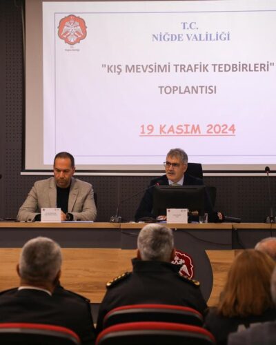NİĞDE’DE KIŞ TEDBİRLERİ TOPLANTISI GERÇEKLEŞTİRİLDİ