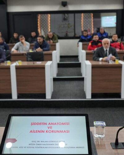 NİĞDE BELEDİYESİNDEN ŞİDDETE KARŞI ÖRNEK ADIM